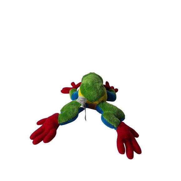 Wildlife Artists Plush Red Eyed Tree Frog Stuffed Animal Beanie Realistic 10 in - Picture 3 of 6